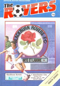 Blackburn Rovers v Manchester City 1988/89